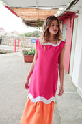 Robe Vague (Fuchsia/Orange)