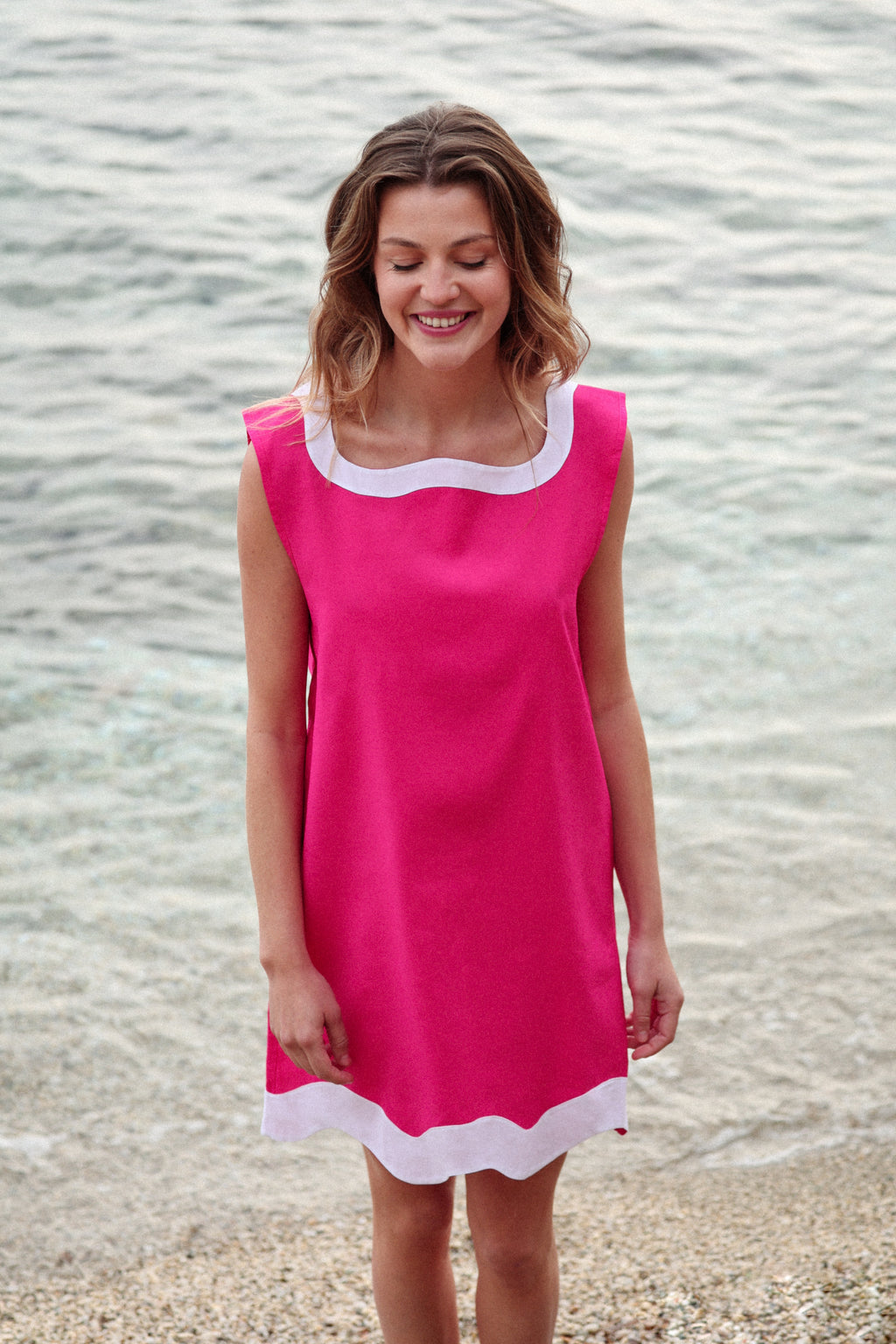 Robe Vague (Fuchsia/Rose)