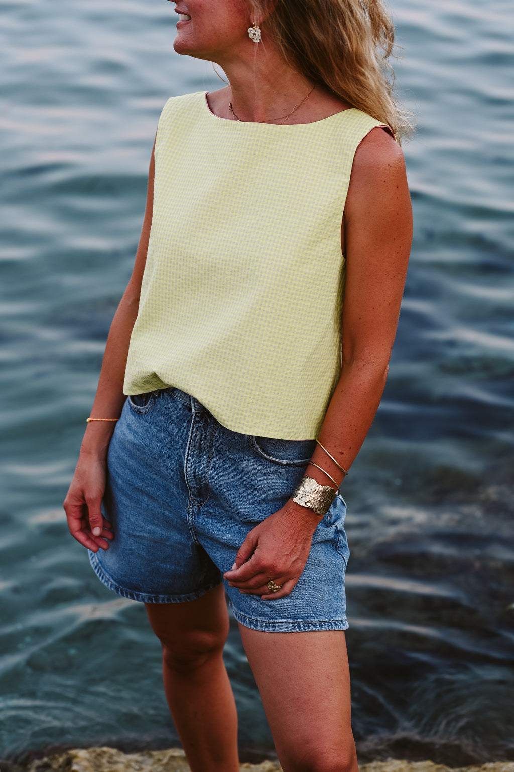 Top L'Audacieuse (Jaune Vichy)