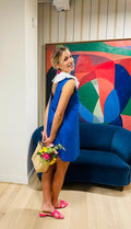 Robe L'Audacieuse (Fuchsia/Bleu)